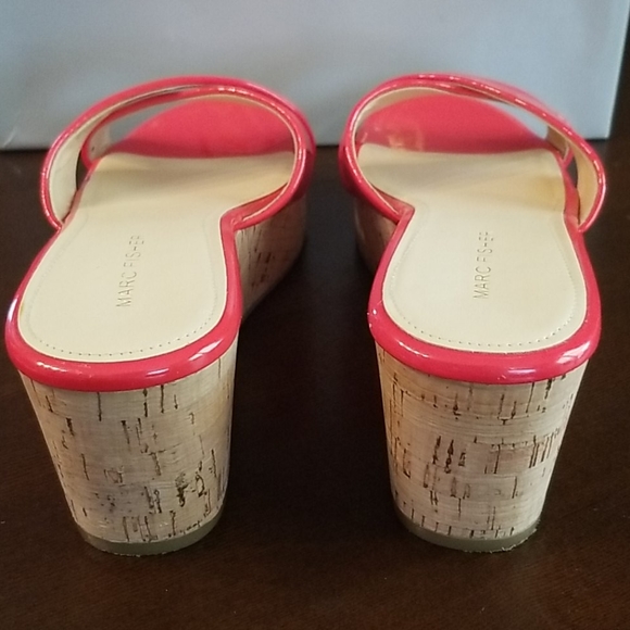 Marc Fisher Medium red Cilla2 sandals - Picture 2 of 6